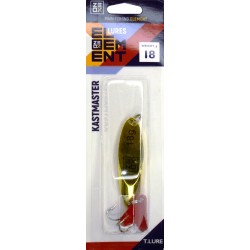 Блешня на хижу рибу, коливна, ZEOX Kastmaster, вага 18г, колір Gold